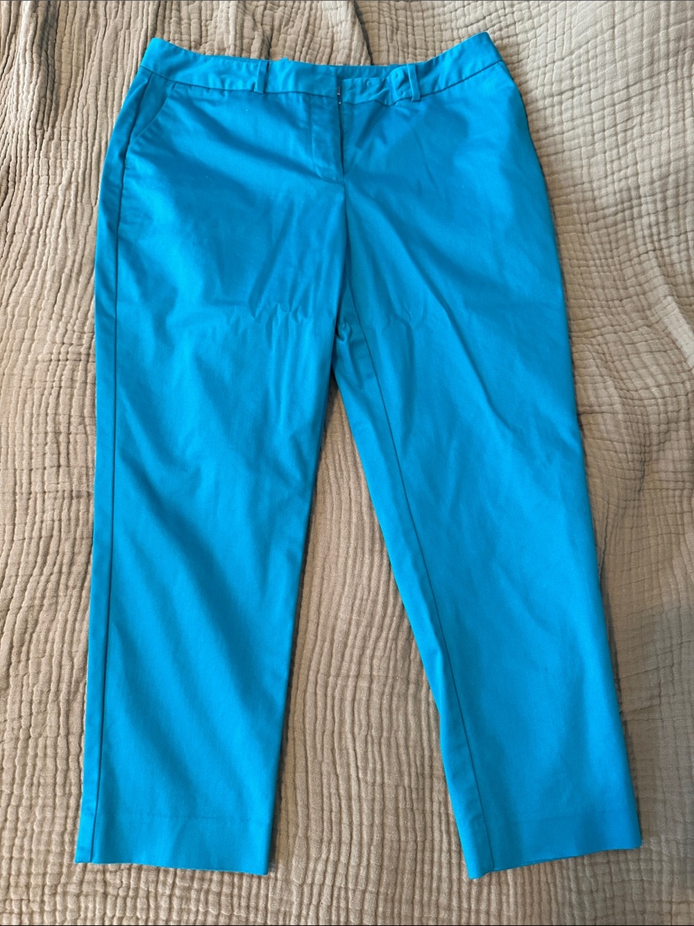 Worthington Bright Turquoise Capri Pants